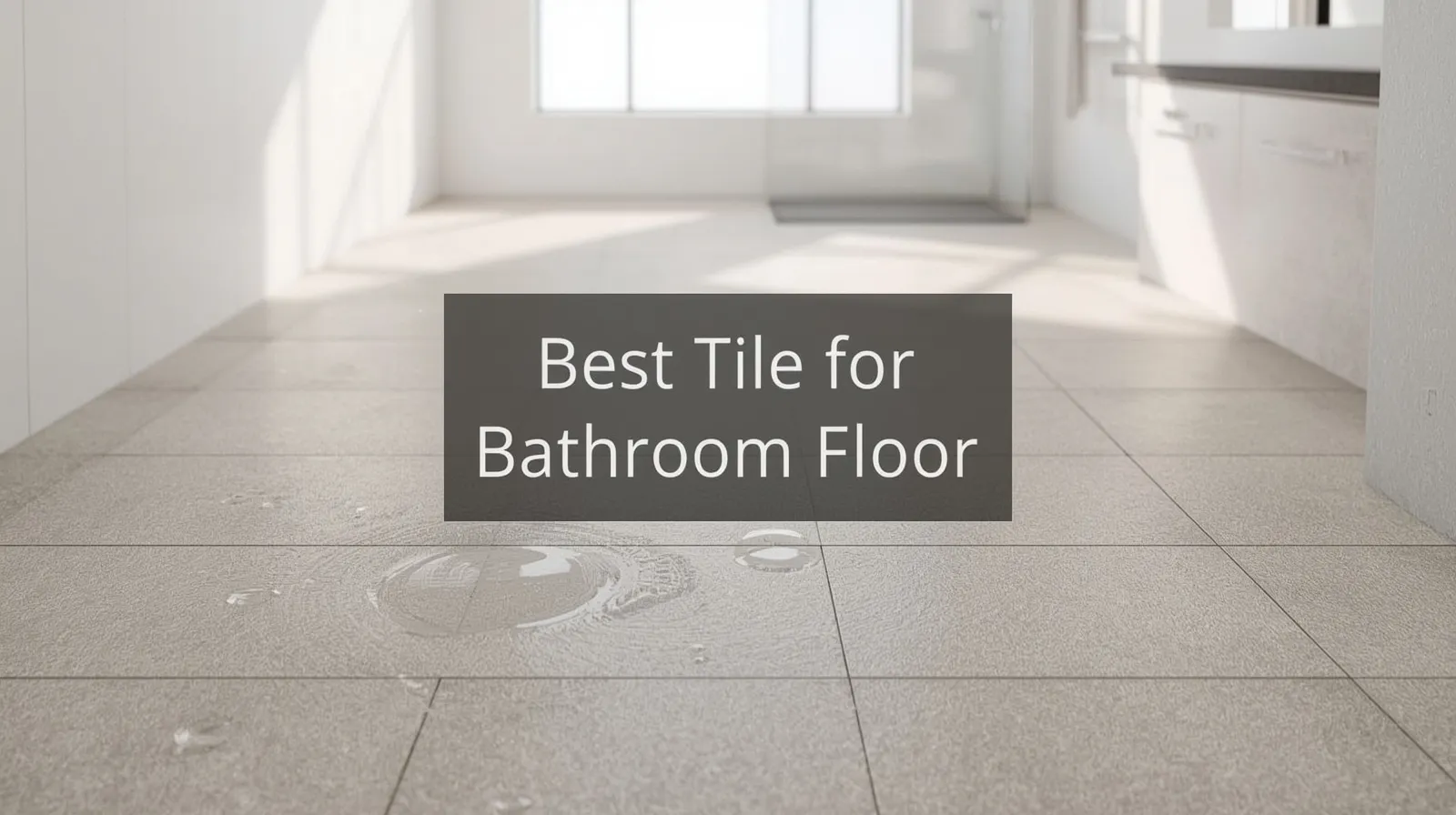 best tile for bathroom floor