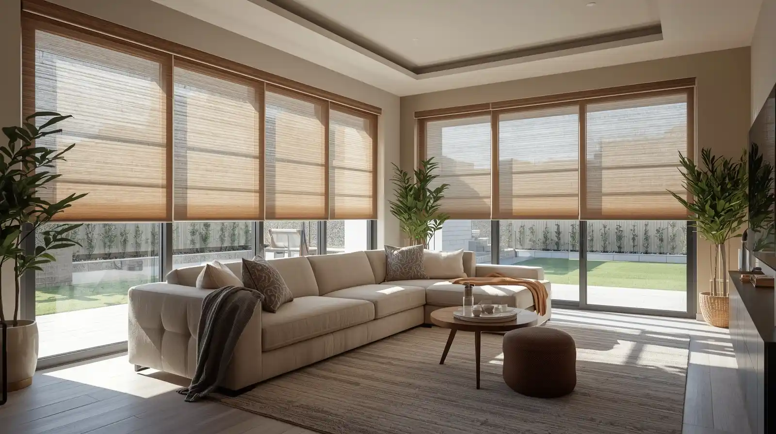 Blackout shades for sliding glass door